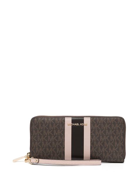 michael kors monogram continental wallet|Michael Kors monogram wallet.